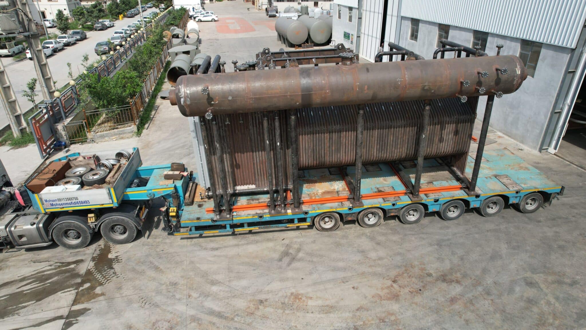 دیگ بخار افقی واترتیوب