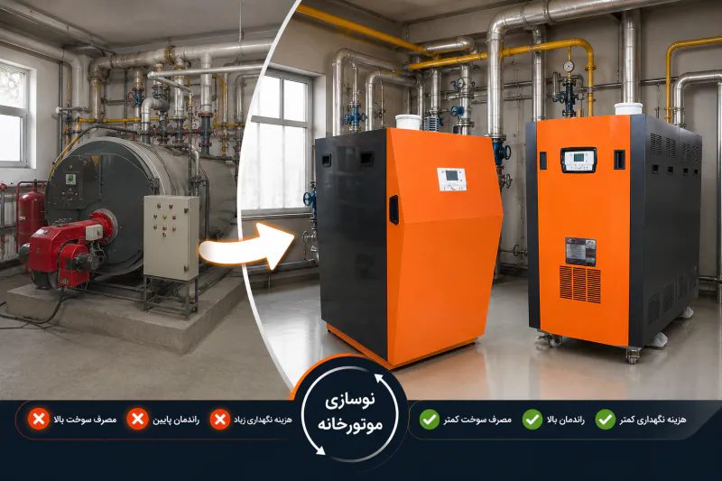 بازسازی و به سازی موتورخانه قدیمی