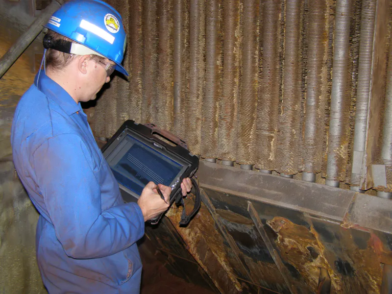 بررسی ایمنی دیگ بخار در بازرسی