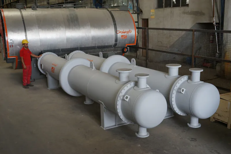 کارخانه تولید مبدل حرارتی پوسته و لوله دابو صنعت